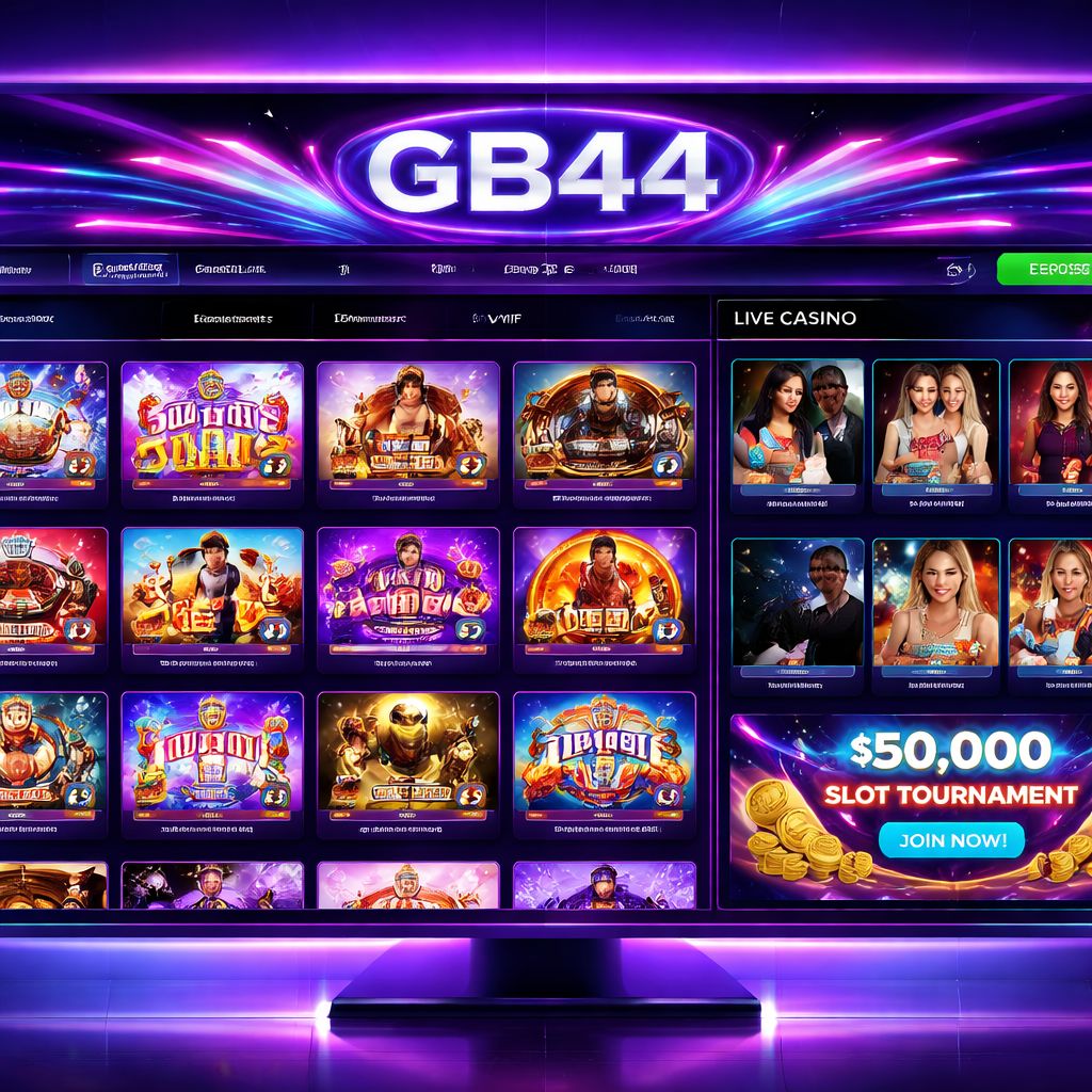 Illustration of GB44 unified BDT wallet feeding into six casino categories