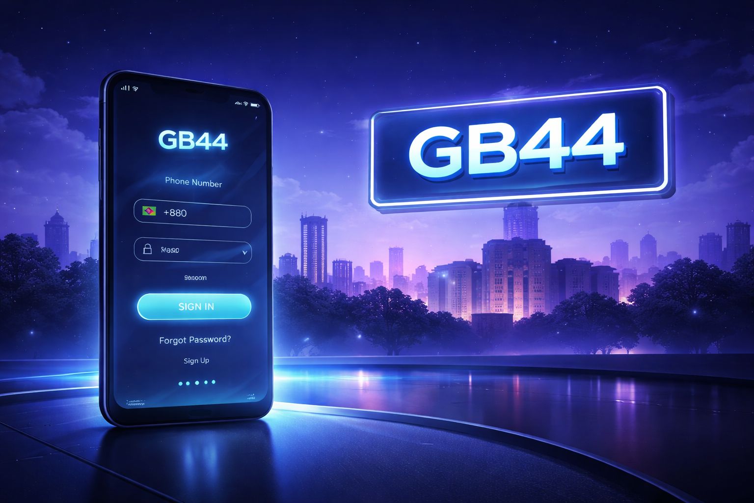 GB44 secure sign in portal illustration for Bangladesh players