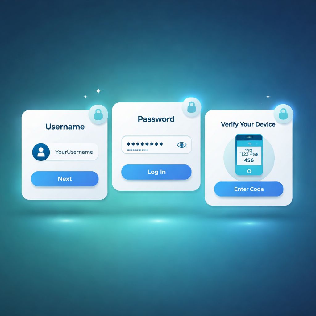 GB44 standard login sequence with device recognition